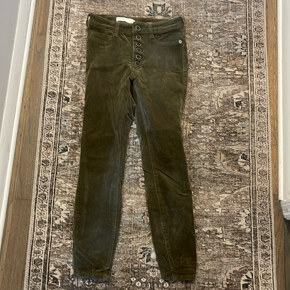Anthropologie Pilcro Olive Green Cords